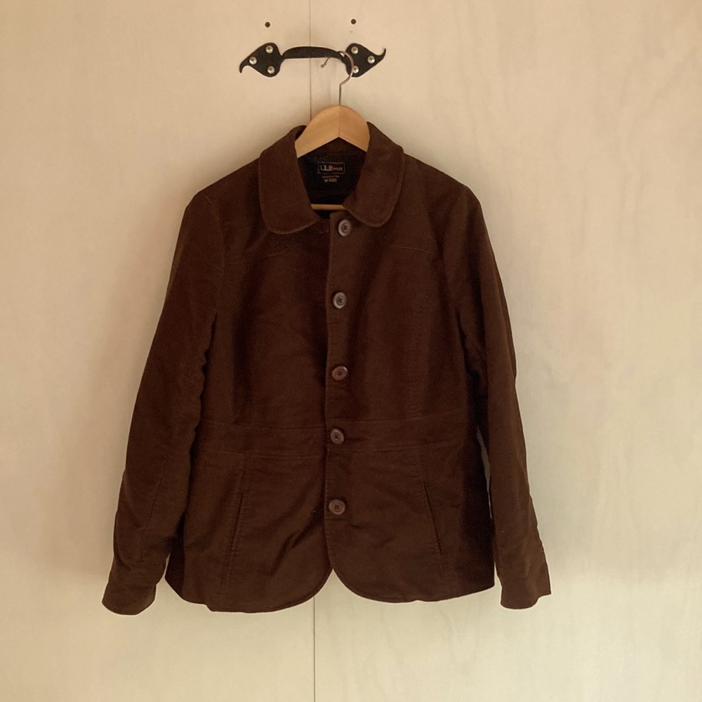 L.L. Bean Women's Brown Button up Jacket
